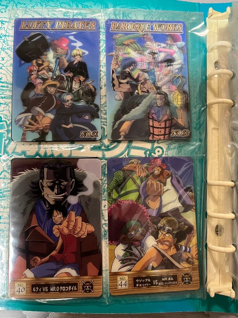One Piece One Piece New Pirate King Gummy Card & File 40 Sheets — Japanese