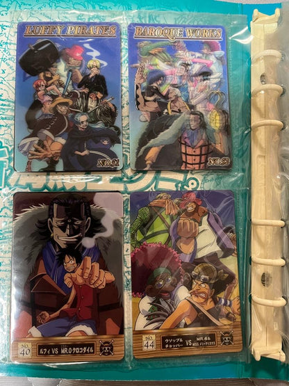 One Piece One Piece New Pirate King Gummy Card & File 40 Sheets — Japanese