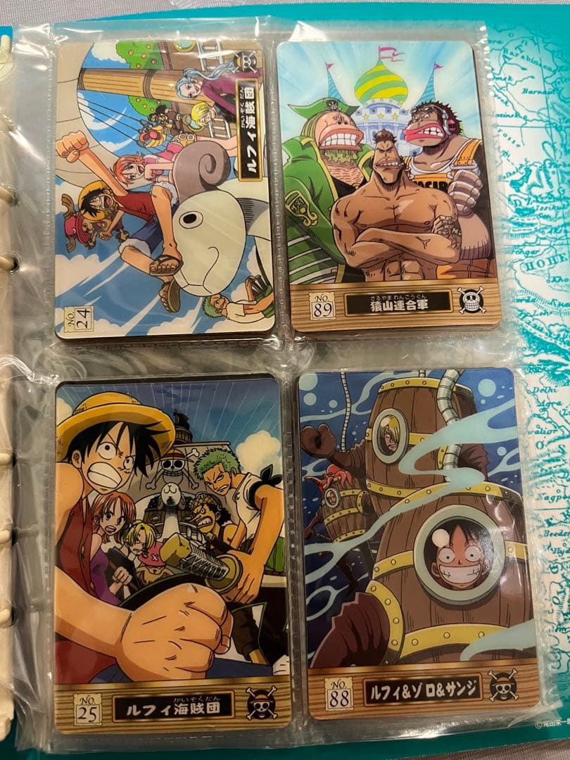 One Piece One Piece New Pirate King Gummy Card & File 40 Sheets — Japanese