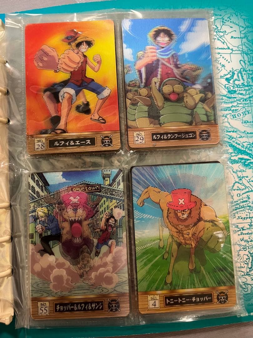 One Piece One Piece New Pirate King Gummy Card & File 40 Sheets — Japanese