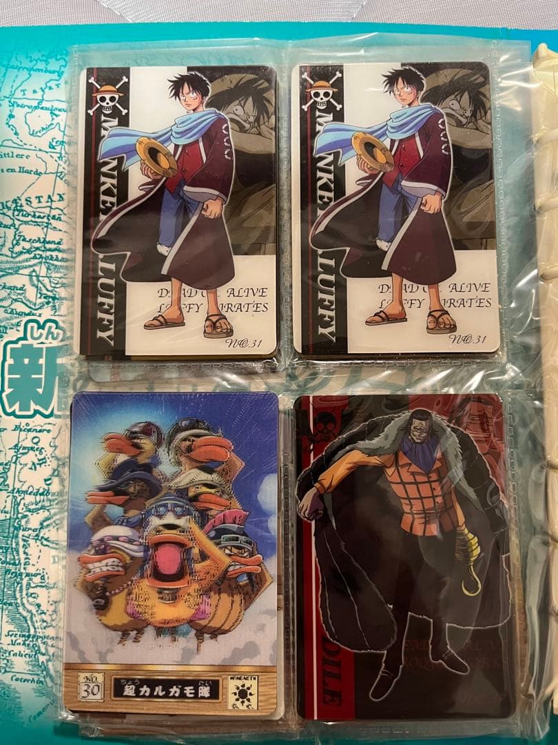 One Piece One Piece New Pirate King Gummy Card & File 40 Sheets — Japanese