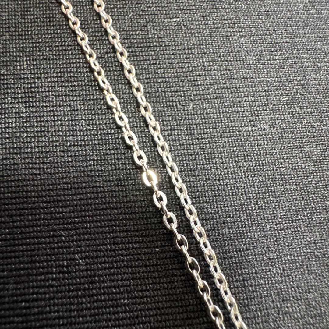 Mikimoto pearl teardrop necklace with 7mm Akoya pearl on a 40cm silver chain