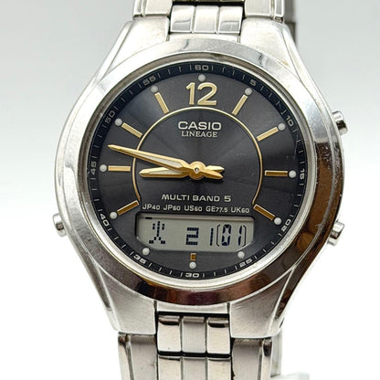CASIO ラインージー 電波ソーラー Solar Men's Watch — Japanese