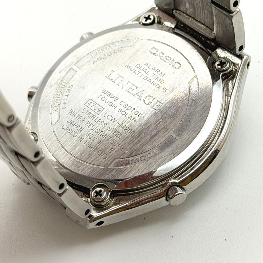 CASIO ラインージー 電波ソーラー Solar Men's Watch — Japanese