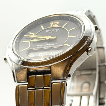 CASIO ラインージー 電波ソーラー Solar Men's Watch — Japanese