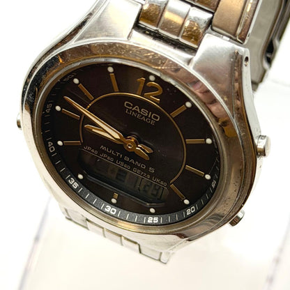 CASIO ラインージー 電波ソーラー Solar Men's Watch — Japanese