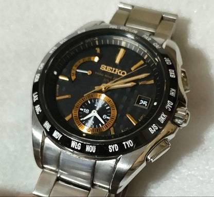 SEIKO BRIGHTZ 8B92 Solar Men's Watch — Japanese