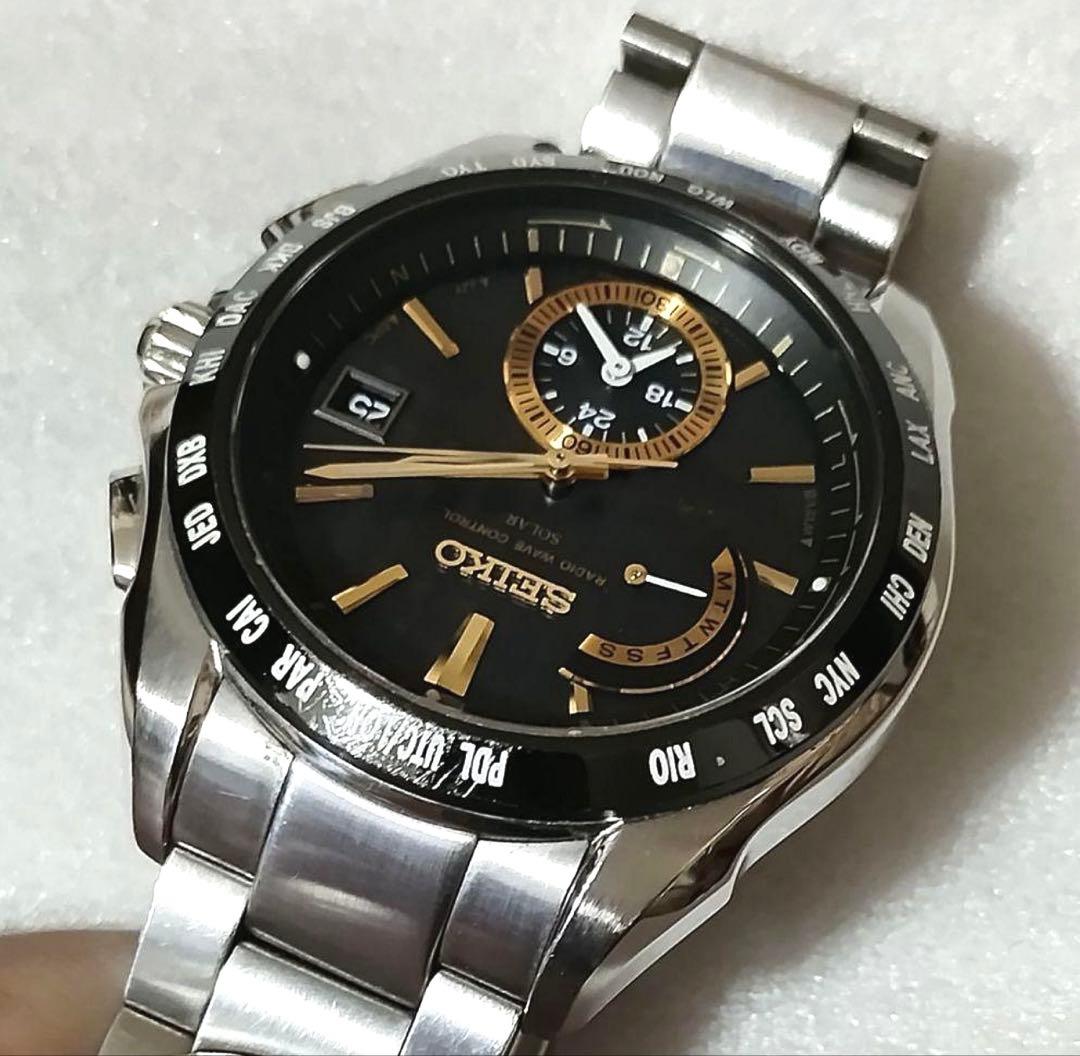 SEIKO BRIGHTZ 8B92 Solar Men's Watch — Japanese