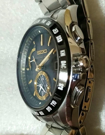 SEIKO BRIGHTZ 8B92 Solar Men's Watch — Japanese