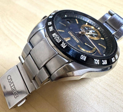 SEIKO BRIGHTZ 8B92 Solar Men's Watch — Japanese