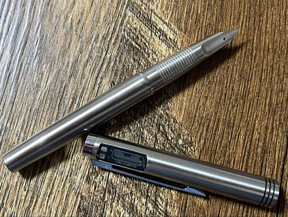 Pilot Myurex Quartz F discontinued pen with quartz clock detail in classic design