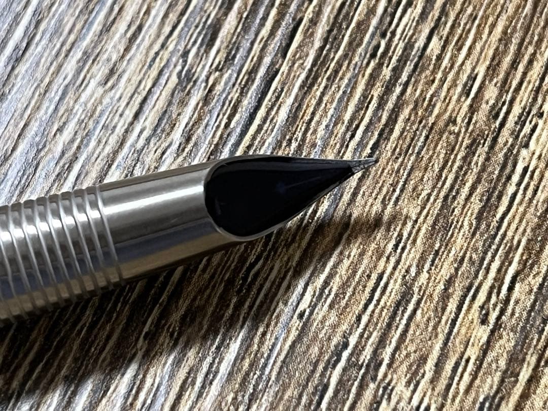 Pilot Myurex Quartz F discontinued pen with quartz clock detail in classic design
