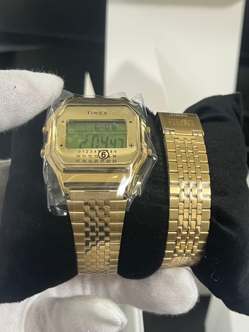 TIMEX MM6 Digital Gold Men's Watch — Japanese