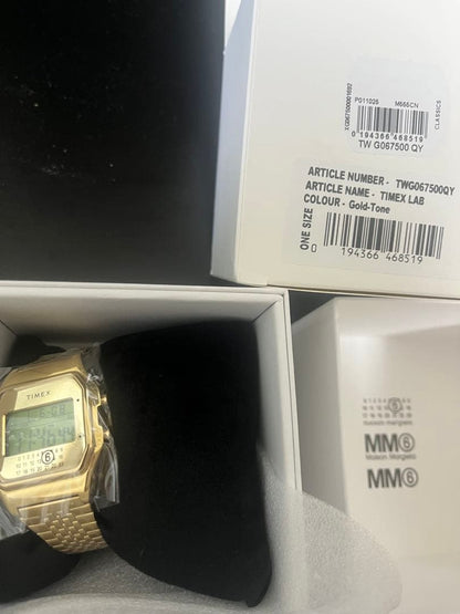 TIMEX MM6 Digital Gold Men's Watch — Japanese