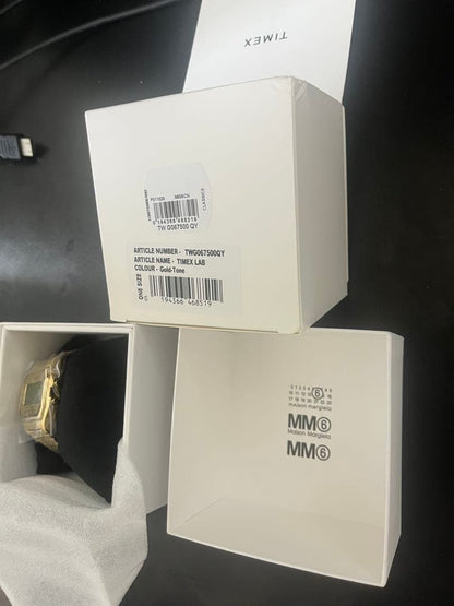 TIMEX MM6 Digital Gold Men's Watch — Japanese