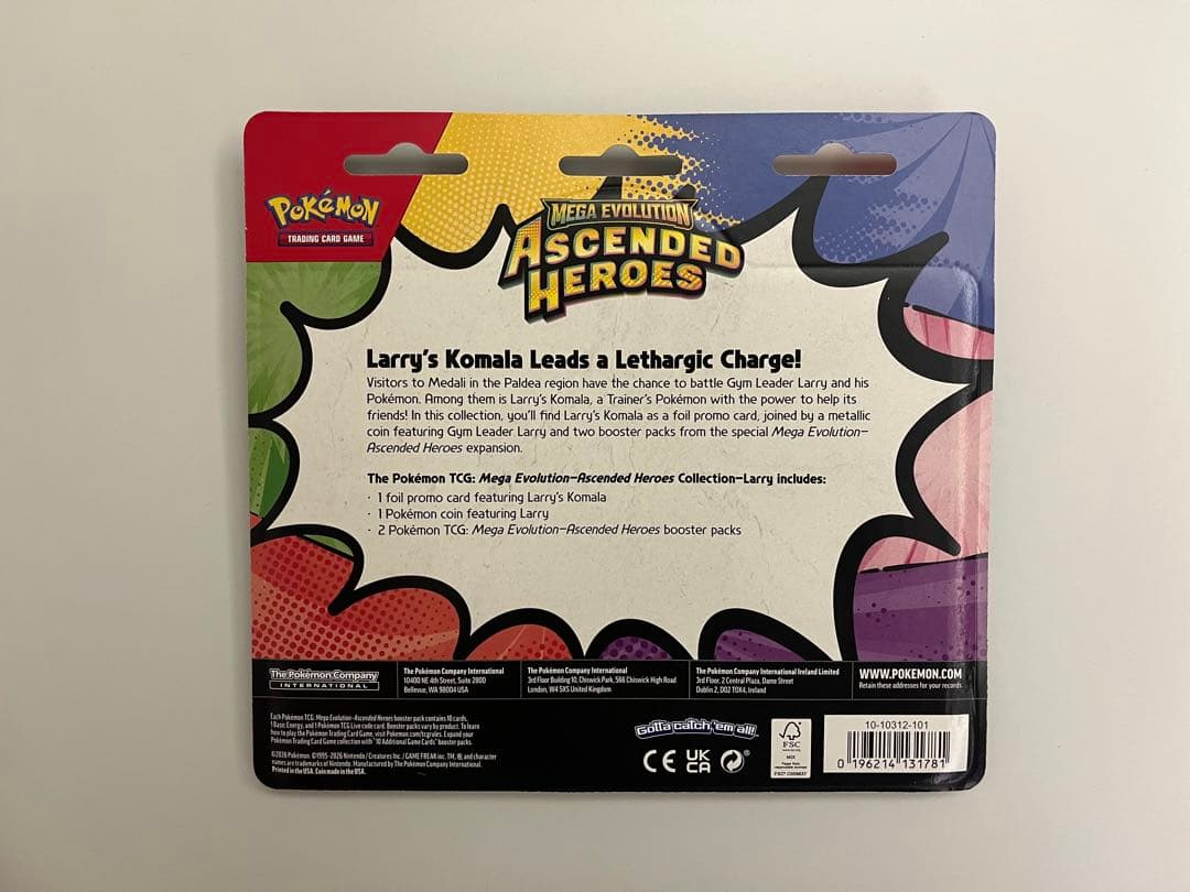 Pokemon Mega Evolution Ascended Heroes Pack — Japanese