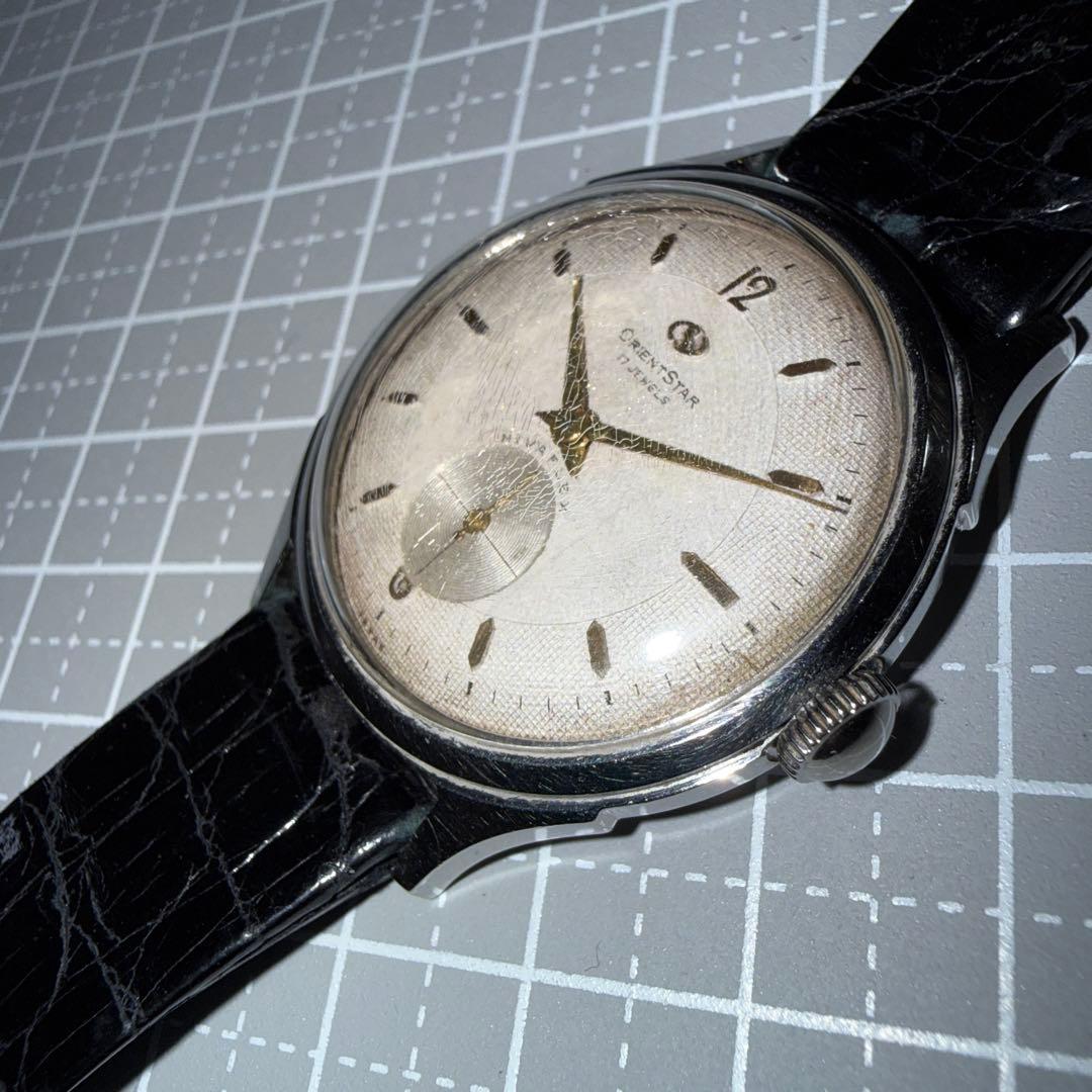 ORIENT B型 戦後スモセコ 17石 Manual Men's Watch — Japanese