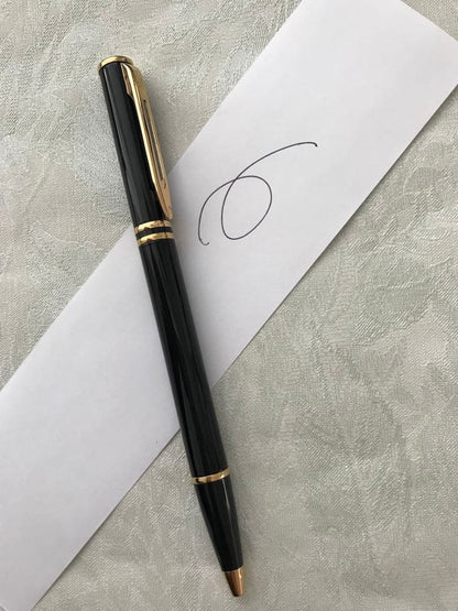Waterman Loreal Ballpoint Pen with sleek blue barrel and silver accents measuring 14cm
