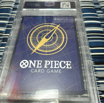 PSA 10 One Piece Rebecca SR — OP05-091 — Japanese