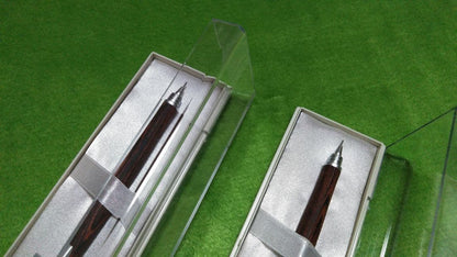 PILOT S20 mechanical pencils 0.3mm two piece wooden set with minor case scratches
