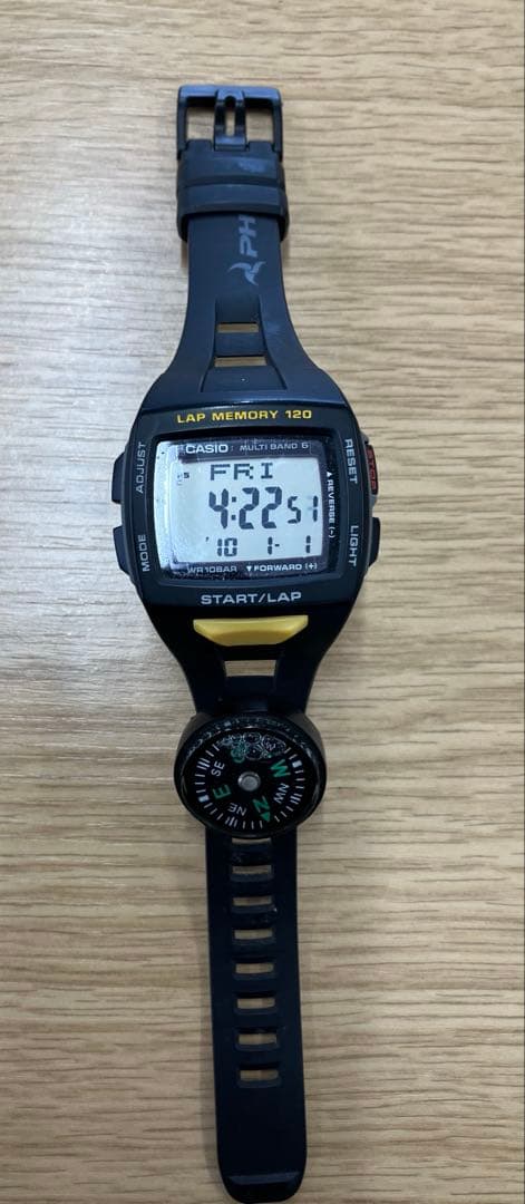 CASIO STW-1000-1J Solar Men's Watch — Japanese