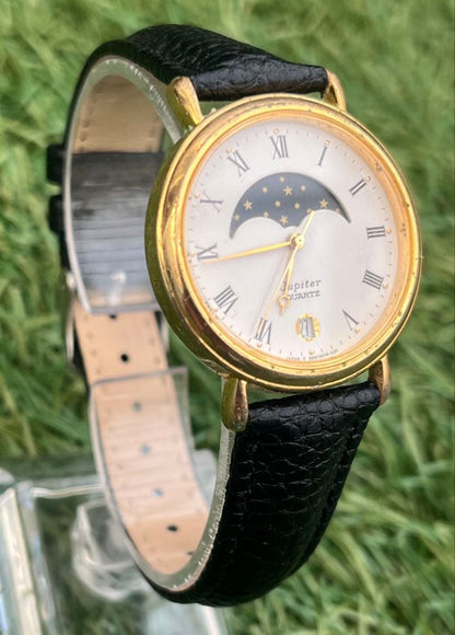ORIENT FUTAGATA MOONPHASE Solar Men's Watch — Japanese