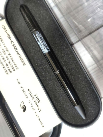 Pilot FriXion Ball Knock Biz Limited Edition 2014 black pen with glossy lacquer coating