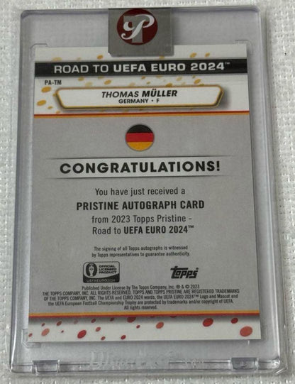 Thomas Müller Signed Card UEFA EURO 2024 — Japanese