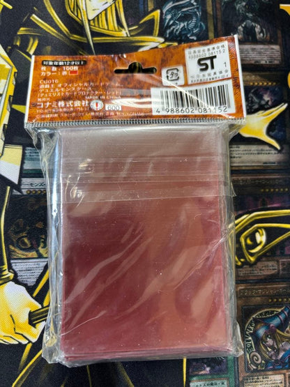 Yu-Gi-Oh Yu-Gi-Oh! Duelist Card Protector Red 100 Sheets Ujard Eye Unopened Pack — Japanese