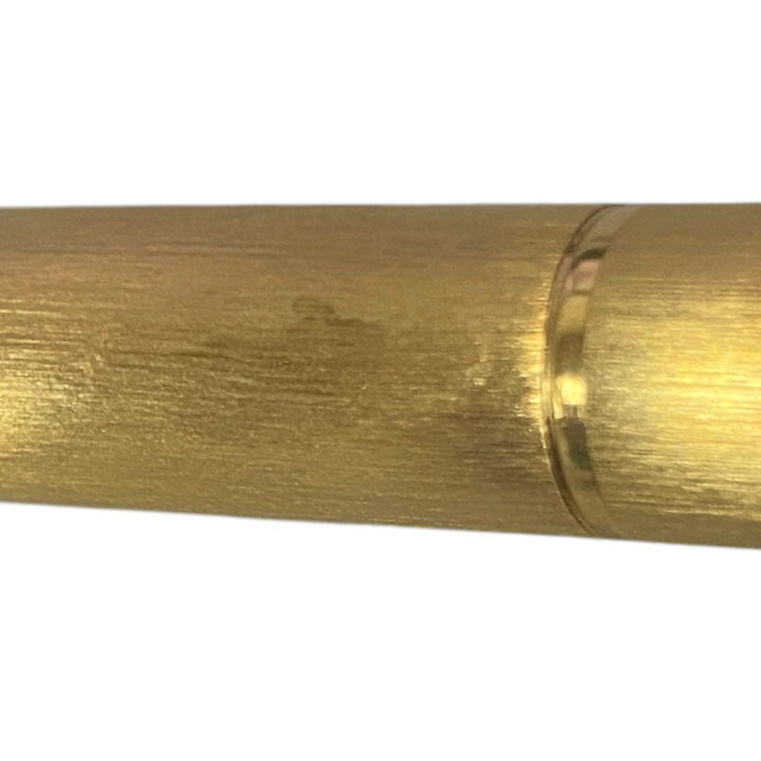 Waterman Fountain Pen PLAQUE OR G 18K 750 with cap, vintage condition showing dents and discoloration