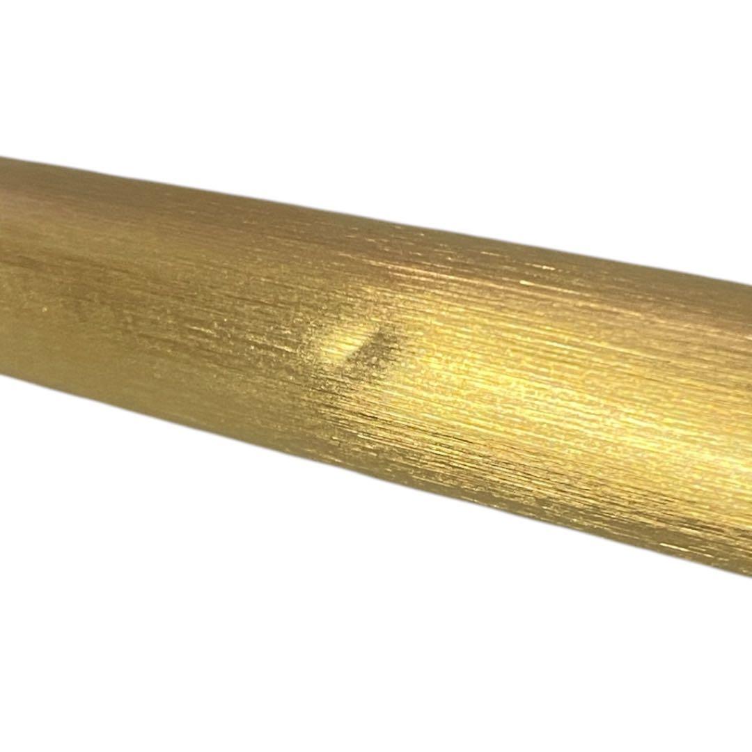 Waterman Fountain Pen PLAQUE OR G 18K 750 with cap, vintage condition showing dents and discoloration
