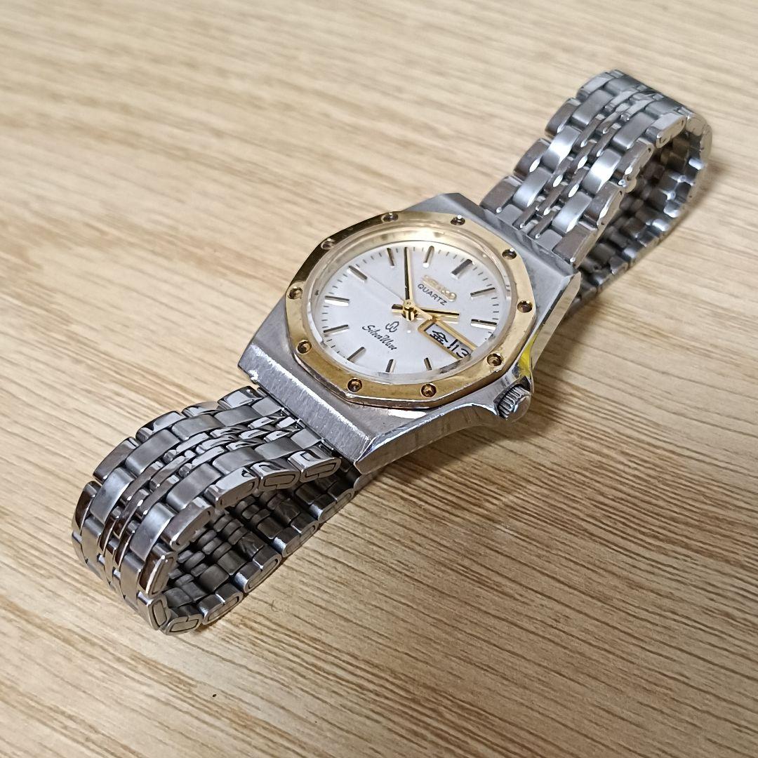 SEIKO Silver Wave Quartz Men's Watch — Japanese