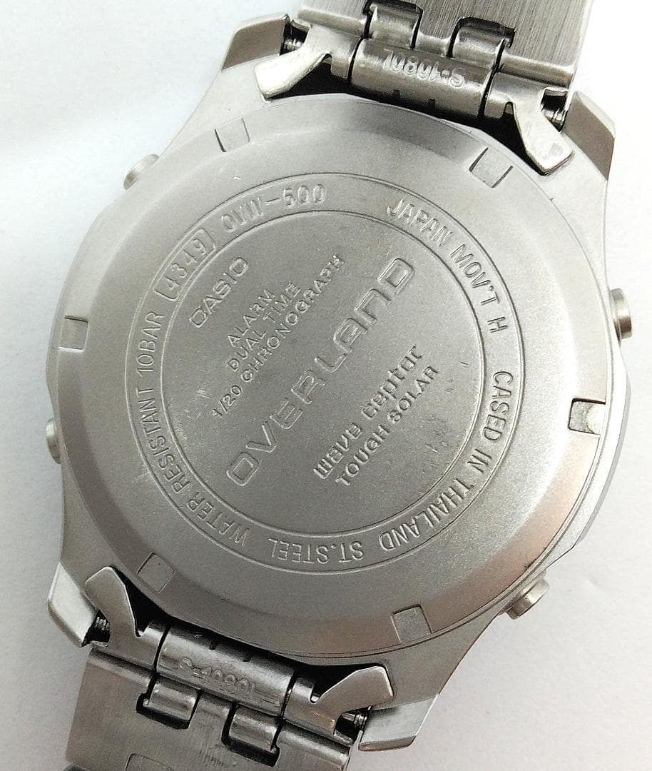 CASIO Overland SBTR009 Solar Men's Watch — Japanese