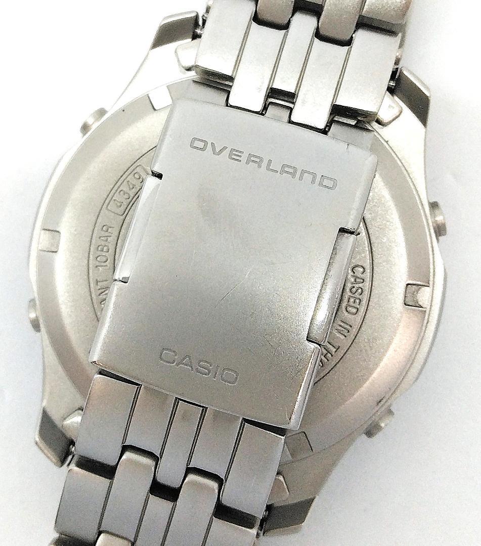 CASIO Overland SBTR009 Solar Men's Watch — Japanese