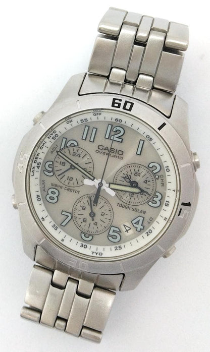 CASIO Overland SBTR009 Solar Men's Watch — Japanese