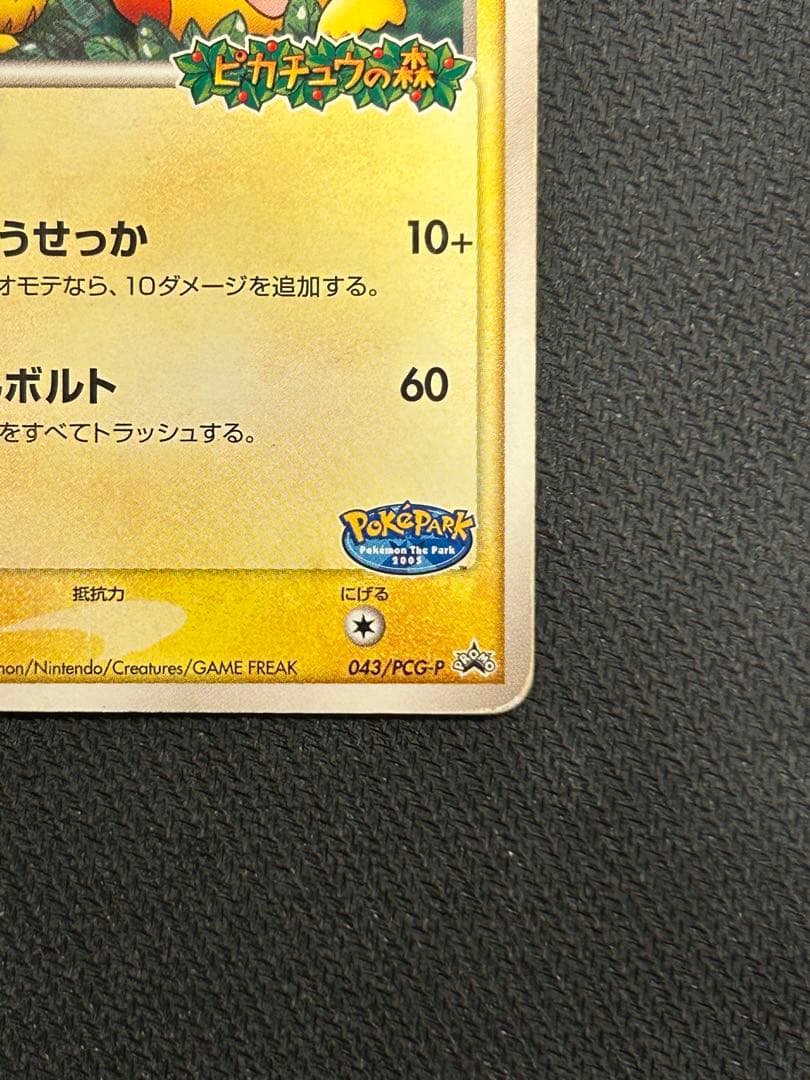 Pokemon Pikachu PROMO — PCG-P Promo Card — Japanese