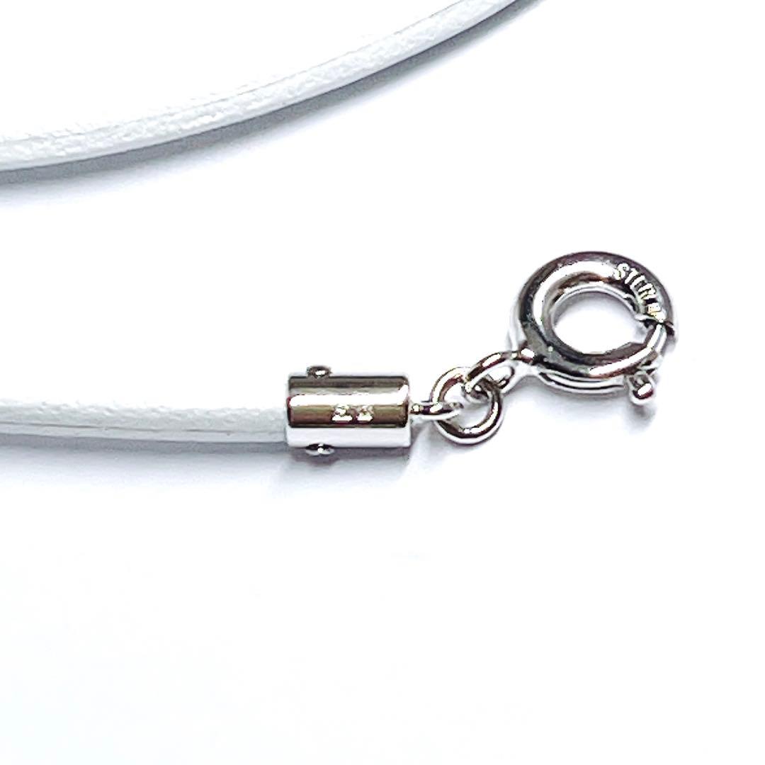 MIKIMOTO pearl necklace choker with crystal accents and 6.2 cm pearl on silver chain 43 cm long