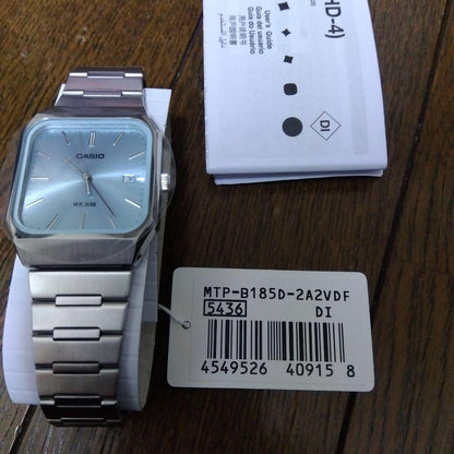 CASIO MTP-B185D-2A2VDF Quartz Men's Watch — Japanese