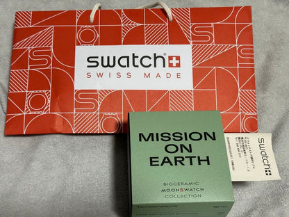 swatch MoonSwatch Mission on Earth Quartz Men's — Japanese