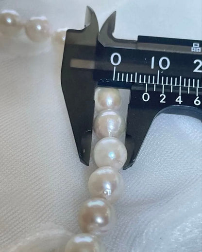 Supreme Functional Akoya Pearl 135cm Multiway Lariat Necklace with 7.5mm pearls and 14K white gold clasps