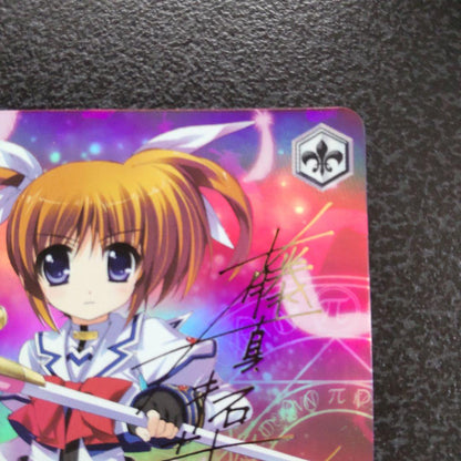 Weiss Schwarz Weiß Schwarz SP Sign NANOHA with RAGINGHEART-EXELION — Japanese