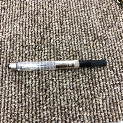 Waterman Expert Essential Black Fountain Pen with fine nib and cap type shown on white background