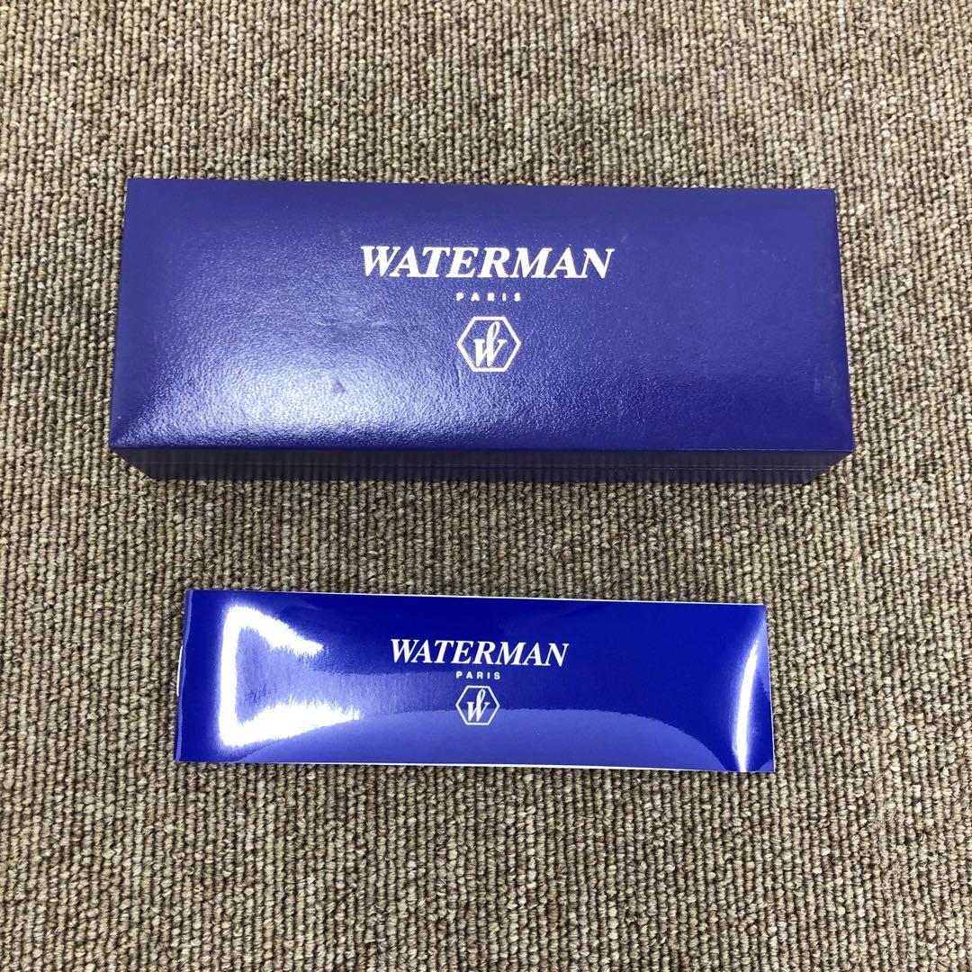 Waterman Expert Essential Black Fountain Pen with fine nib and cap type shown on white background