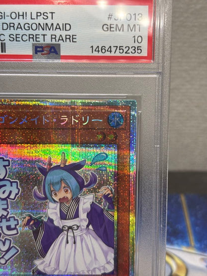 PSA 10 Yu-Gi-Oh Dragonmaid Radrie Stamp Prism — Japanese