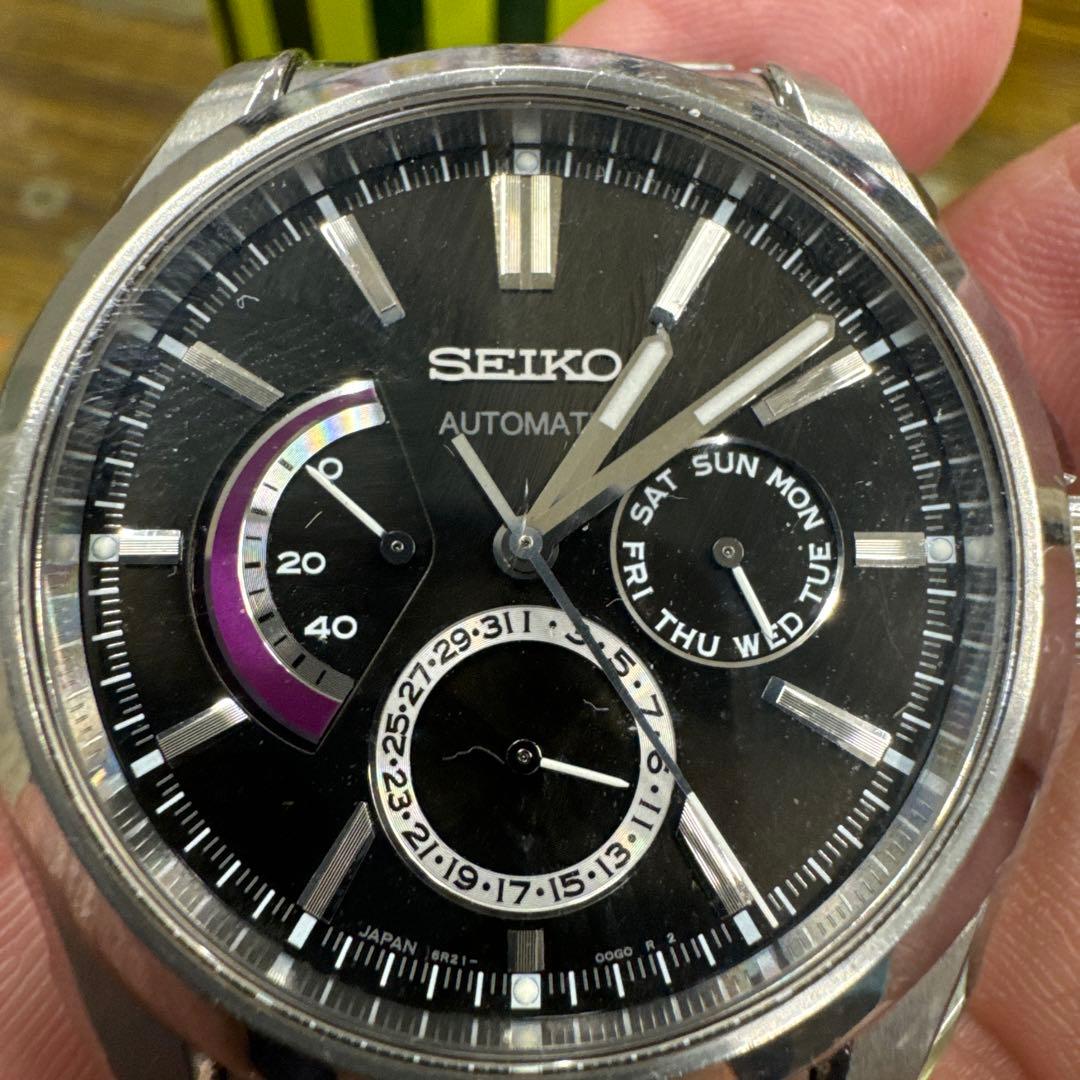 SEIKO 6R21-00G0 Automatic Men's Watch — Japanese
