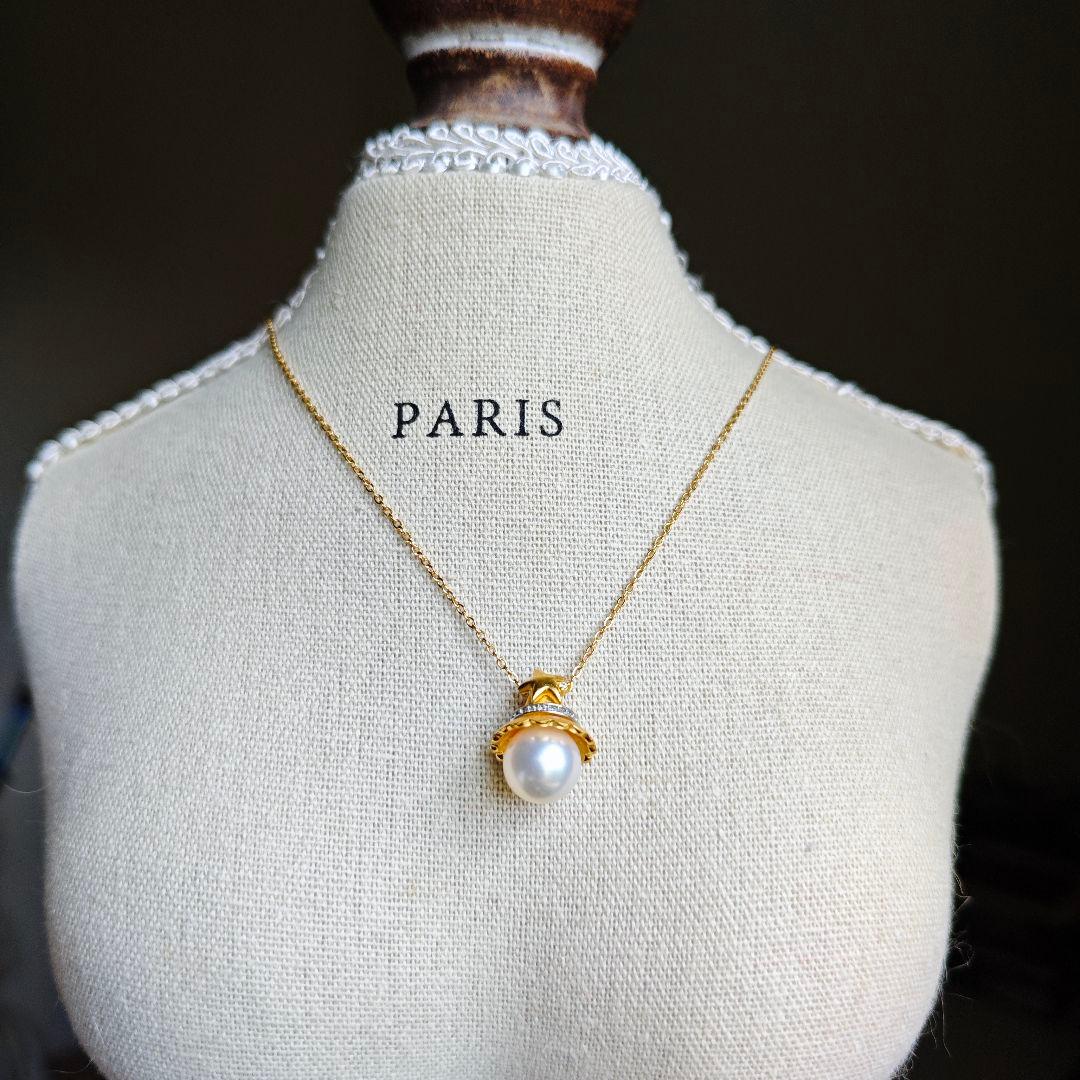 King Akoya Pearl Necklace featuring flawless Hanadama pearls, 9.2mm size, 45cm length, handmade by Rinrin