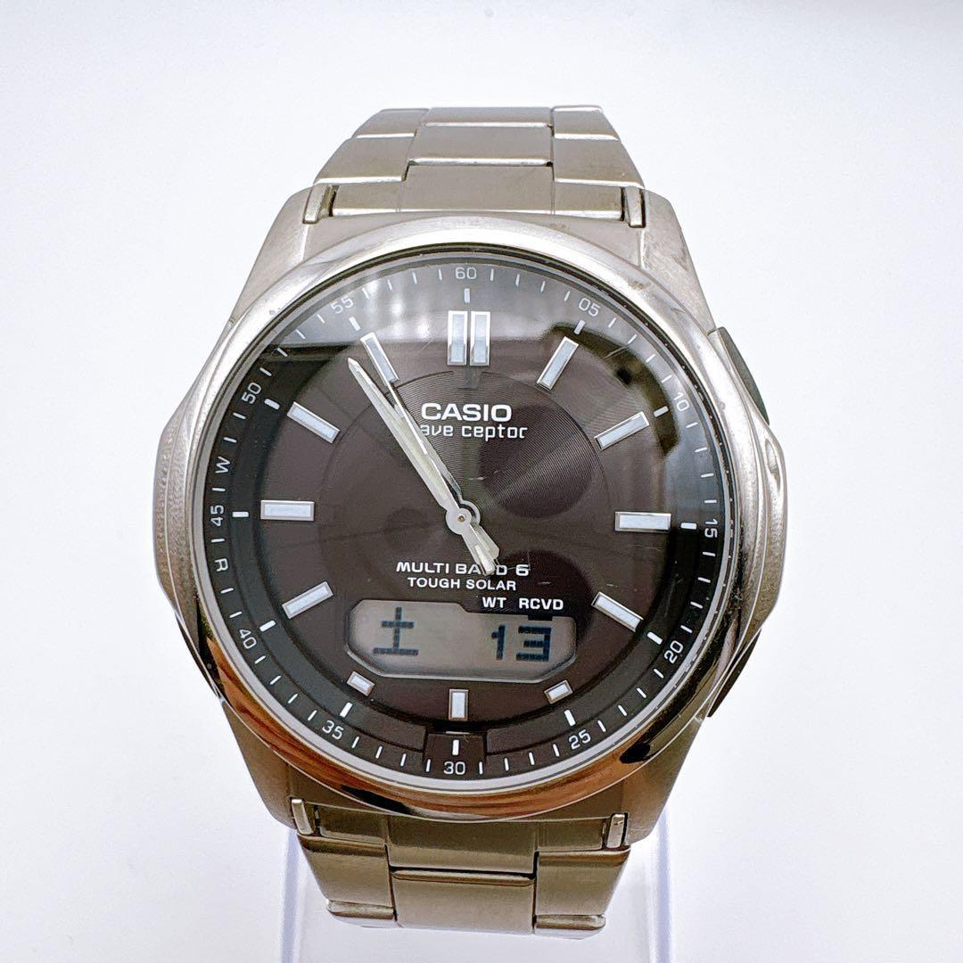 CASIO WAVECEPTOR〜009 Solar Men's Watch — Japanese