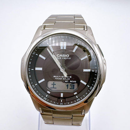 CASIO WAVECEPTOR〜009 Solar Men's Watch — Japanese