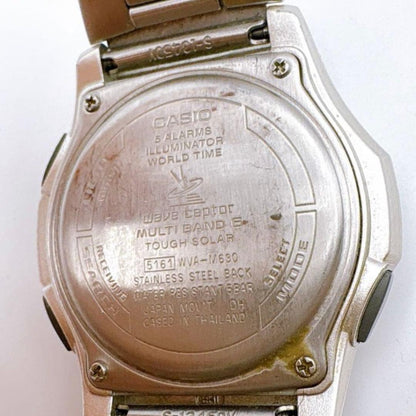 CASIO WAVECEPTOR〜009 Solar Men's Watch — Japanese