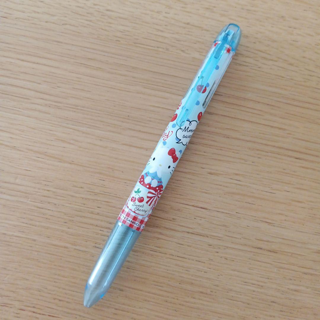 Pilot Hello Kitty Hi-Tech C Coleto 4 Colors pen holder in light blue and cherry with four color options